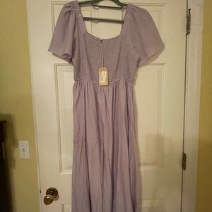 Elegant Lavender Dress